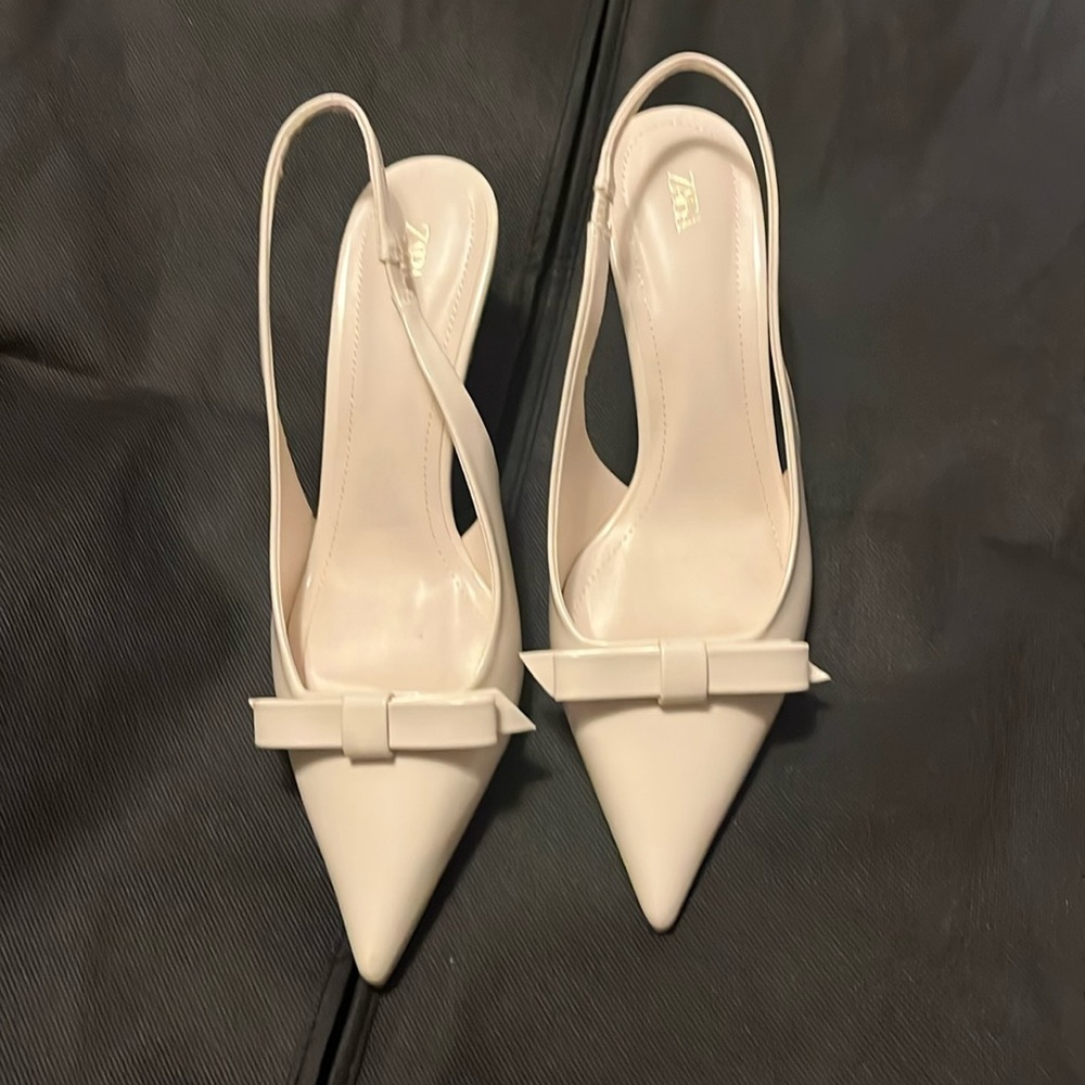 Zara heels with bow